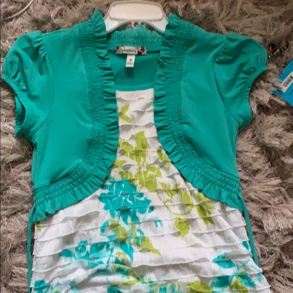 Young girl church dress